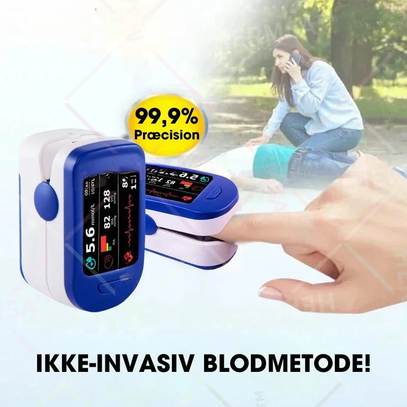 VitaMåler | Hochpräzises Multifunktionales Und Nicht-Invasives Pulsoximeter | Vanero