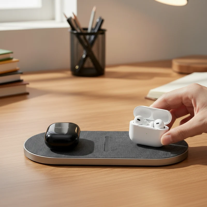40W Wireless Charging Station – Blitzschnelles Laden für iPhone, AirPods & Samsung