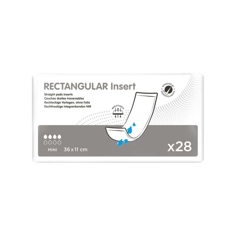 Rectangular Insert Mini Rechteckvorlagen, ohne Folie, 36 x 11 cm