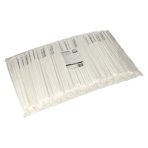 Medi-Inn Trinkhalme, flexibel, Ø 6 mm · 24 cm weiß einzeln gehüllt