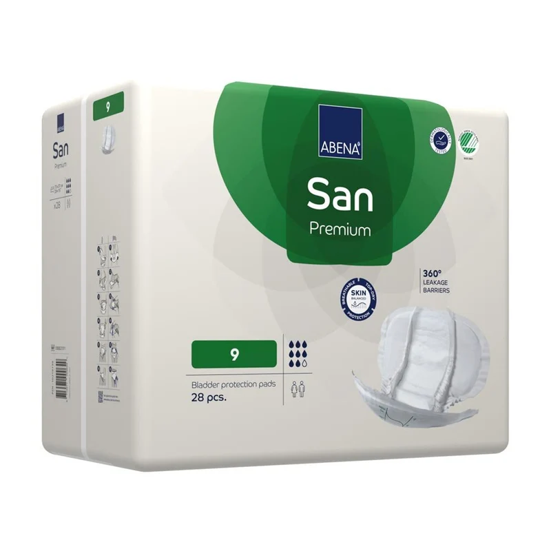 Abena San Premium 9 Inkontinenzeinlagen 2400 ml, 28 Stück