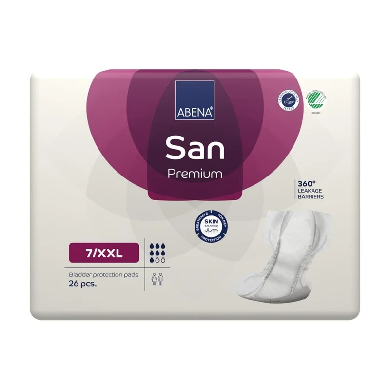 Abena San Premium 7/XXL Inkontinenzeinlagen 2000 ml, 26 Stück