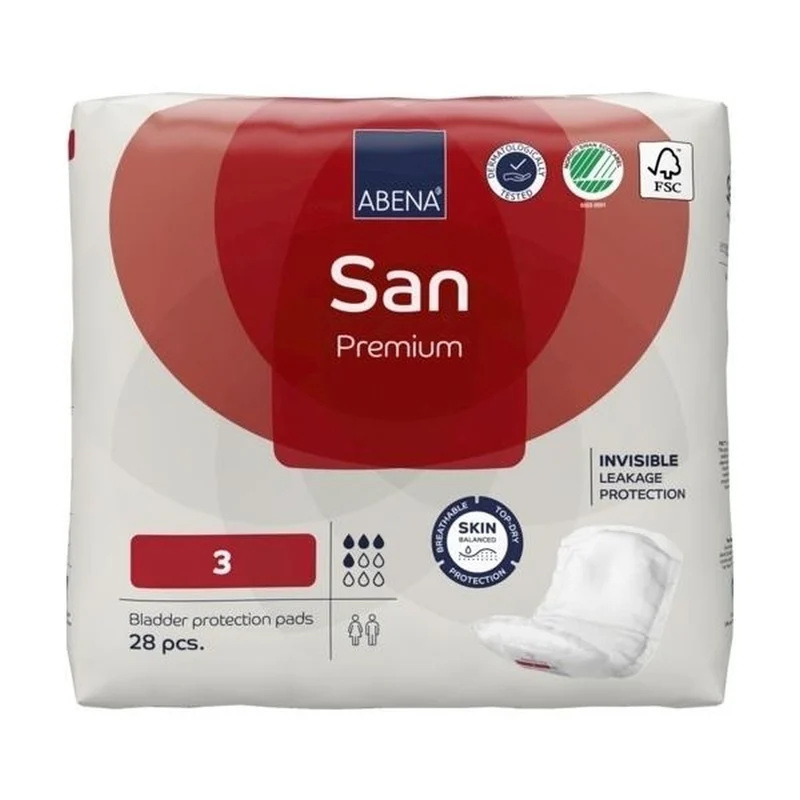 Abena San Premium 3 Inkontinenzeinlagen 500 ml, 28 Stück