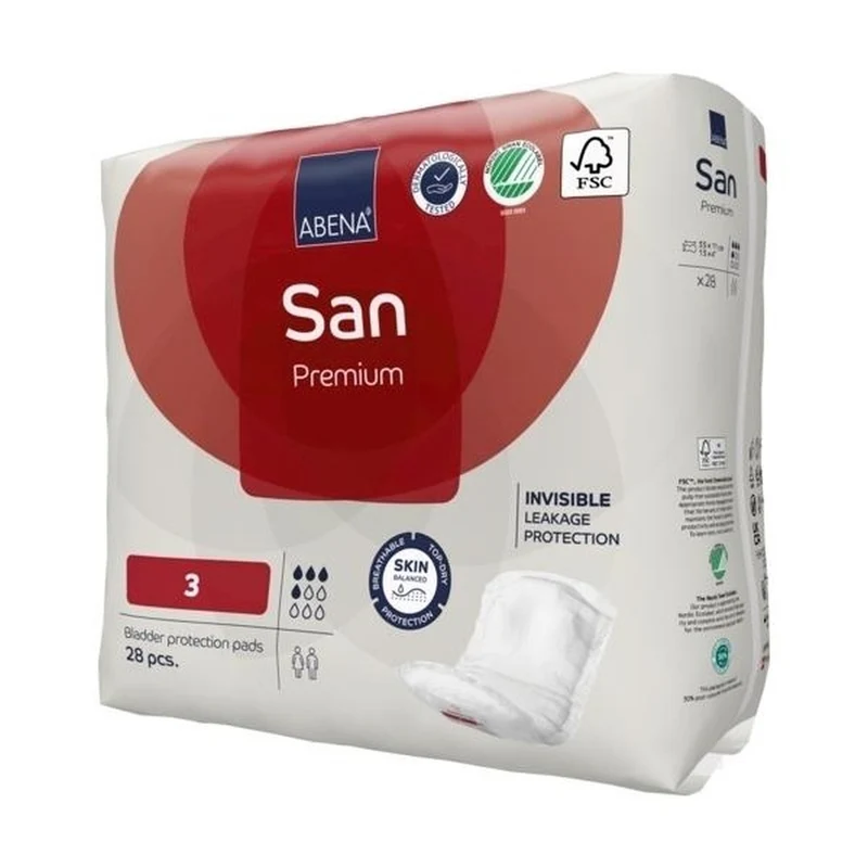 Abena San Premium 3 Inkontinenzeinlagen 500 ml, 28 Stück