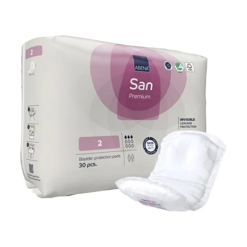 Abena San Premium 2 Inkontinenzeinlagen 350 ml, 30 Stück