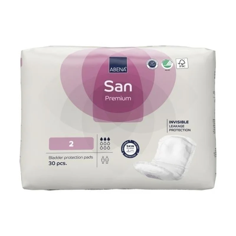 Abena San Premium 2 Inkontinenzeinlagen 350 ml, 30 Stück