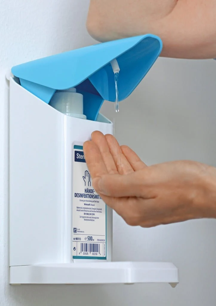 Bode Eurospender Safety plus 500 ml + Dosierpumpe + Sterillium Gel pure 475 ml