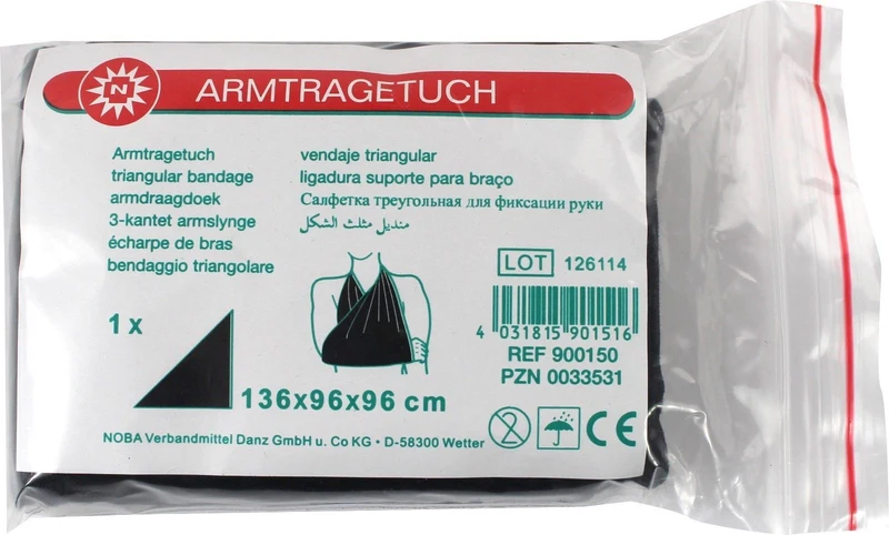 Noba Armtragetuch Dreiecktuch 136 x 96 x 96 cm