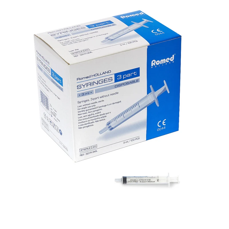 Romed Einmalspritzen, 3-teilig, steril