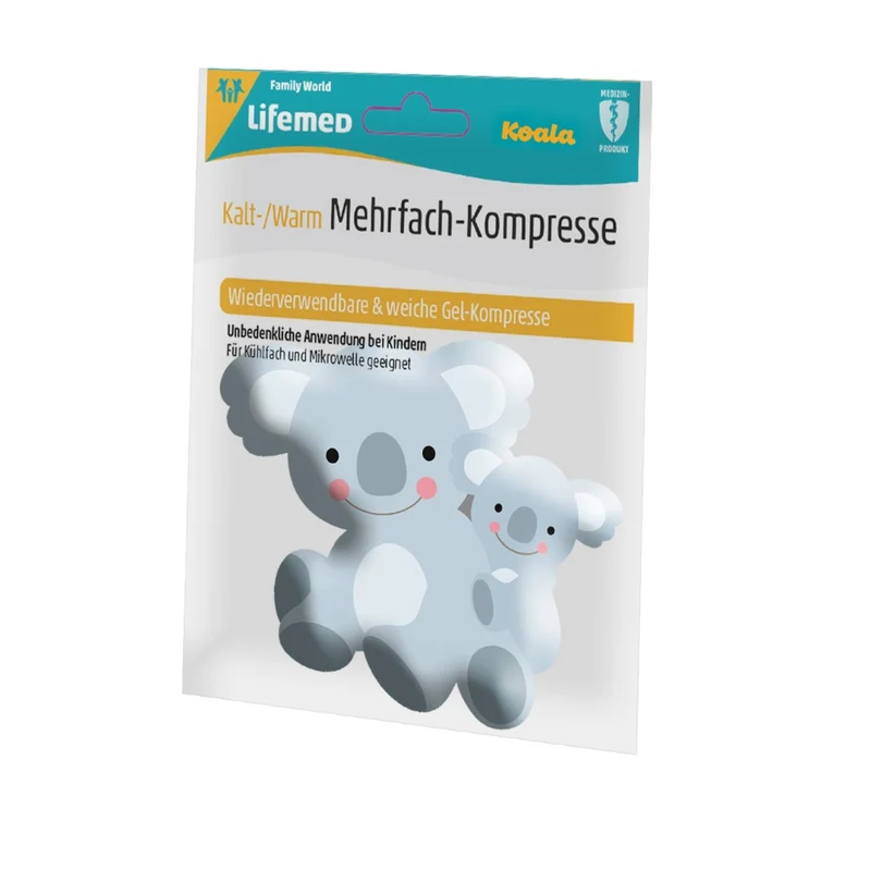 Lifemed Kalt- & Warm-Kompressen 14,5 cm x 12,5 cm für Kinder, sortiert