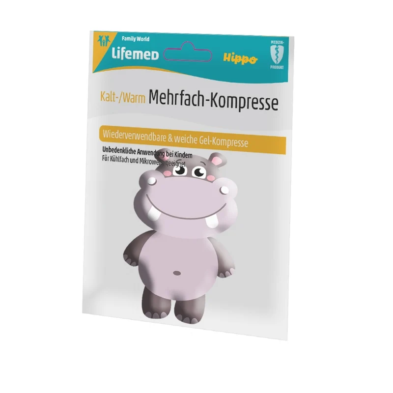 Lifemed Kalt- & Warm-Kompressen 14,5 cm x 12,5 cm für Kinder, sortiert