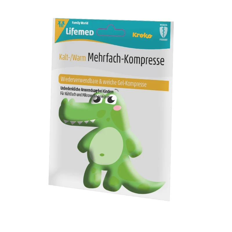 Lifemed Kalt- & Warm-Kompressen 14,5 cm x 12,5 cm für Kinder, sortiert