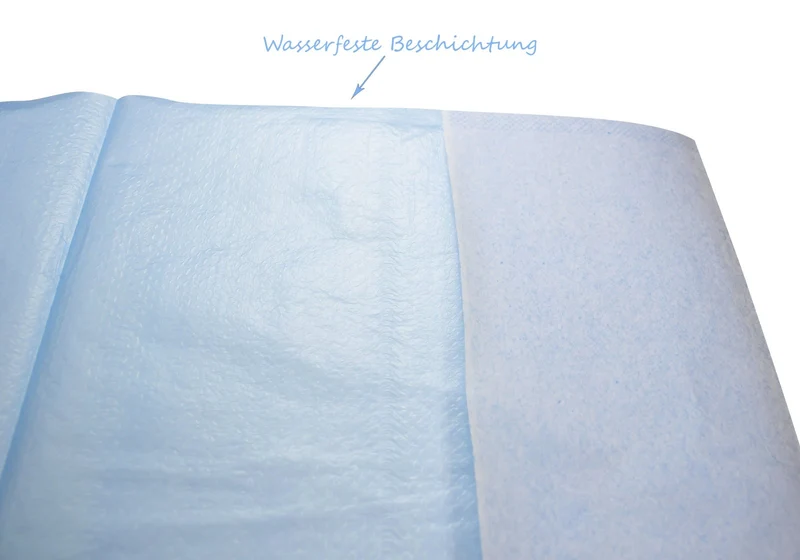 Medi-Inn Einmal Esslätzchen mit Auffangtasche 64 x 36 cm blau