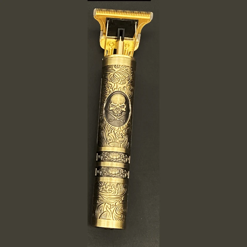 SKULLTRIM – Vintage Barttrimmer mit Akku und präzisem Schnitt für Bart und Haar