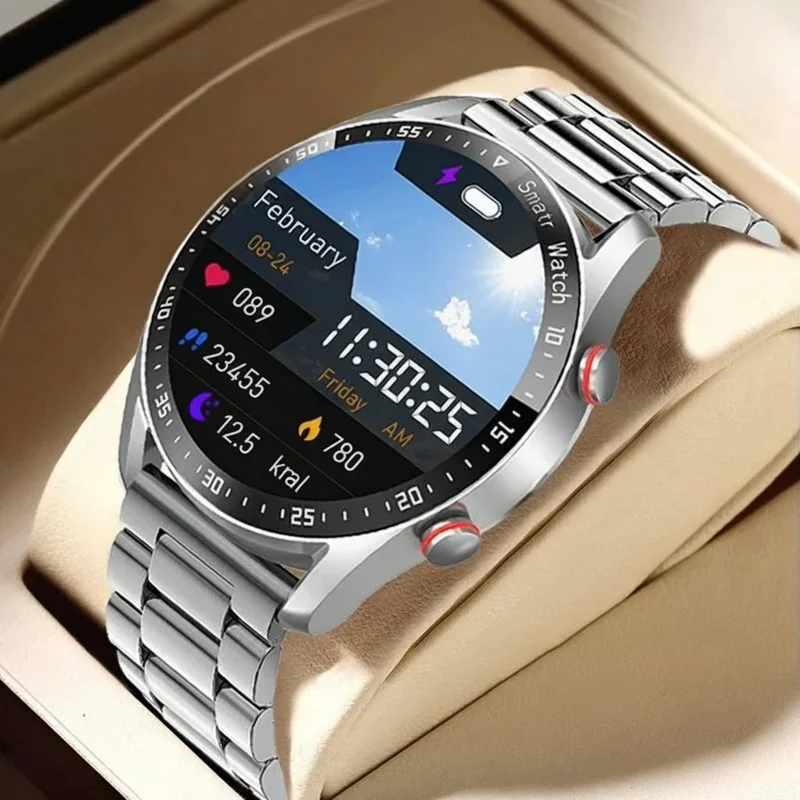 CARDIOTRON – Premium Herren-Smartwatch mit ECG+PPG & Anruffunktion