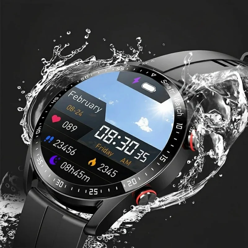 CARDIOTRON – Premium Herren-Smartwatch mit ECG+PPG & Anruffunktion