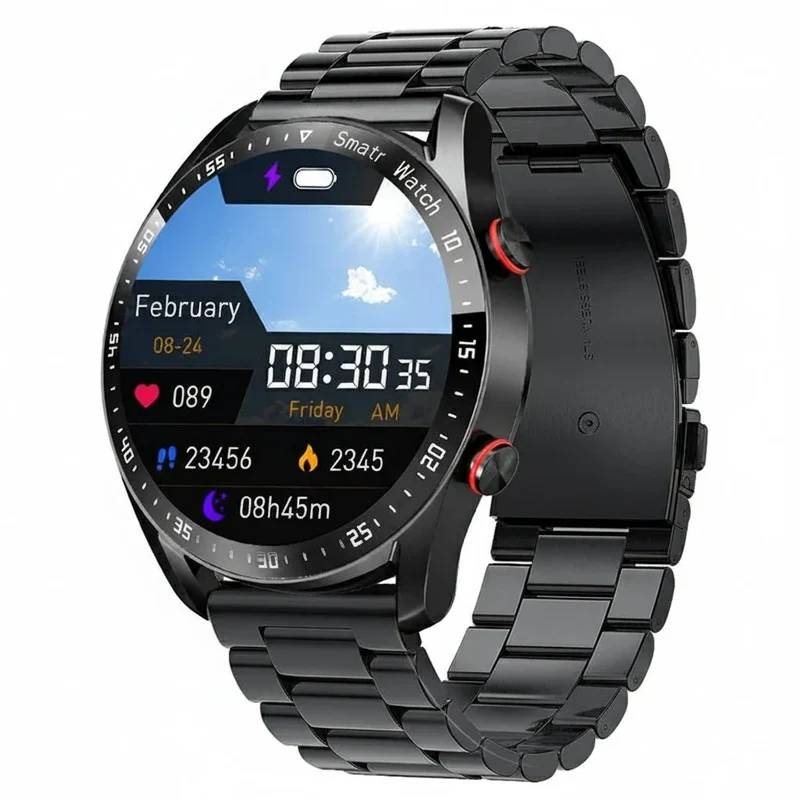 CARDIOTRON – Premium Herren-Smartwatch mit ECG+PPG & Anruffunktion