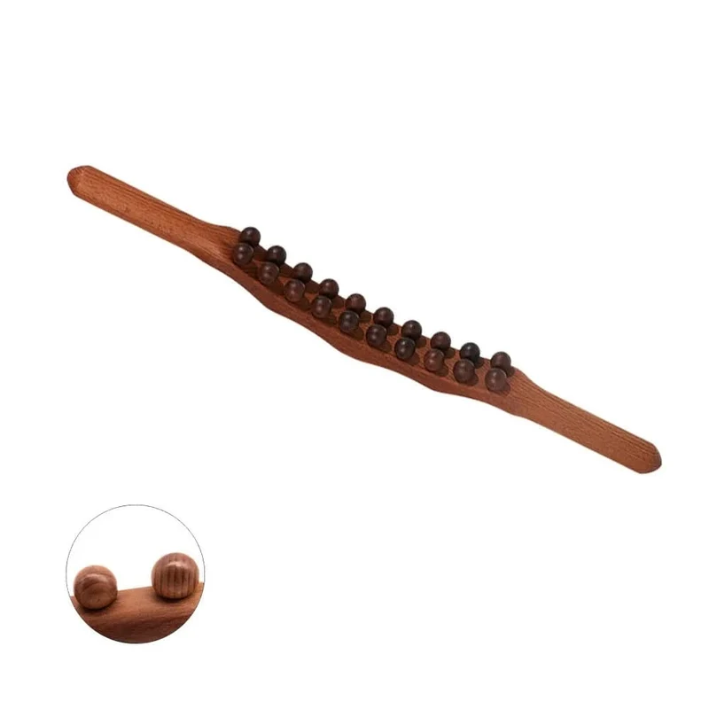 WOOLEASE – Gua Sha Massagestock aus Naturholz