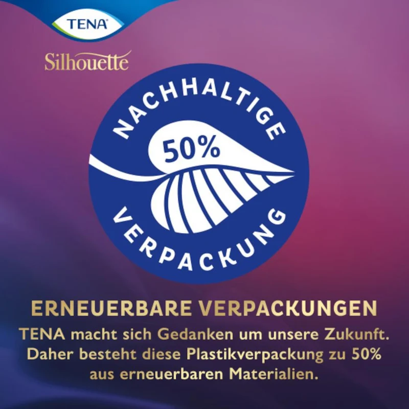 TENA Silhouette Noir Mini diskrete Slipeinlagen, 18 Stück