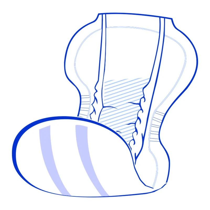 San Seni Maxi Inkontinenzvorlagen, 37 x 69 cm, 2200 ml, 10er Pack