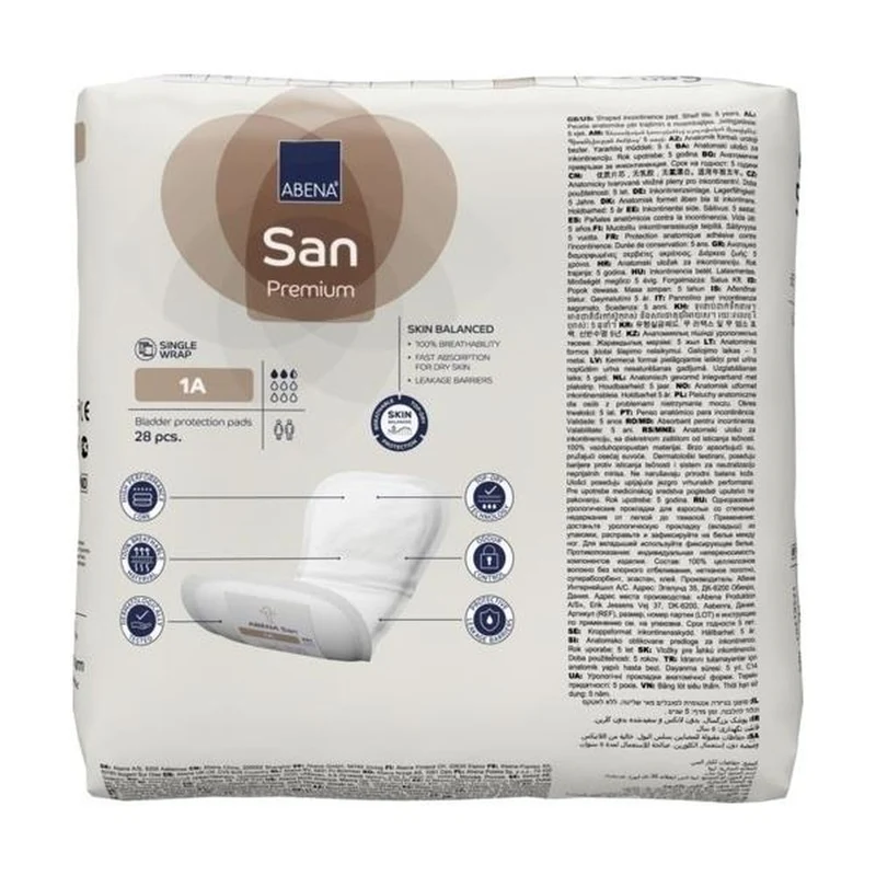 Abena San Premium 1A Inkontinenzeinlagen 250 ml, 28 Stück