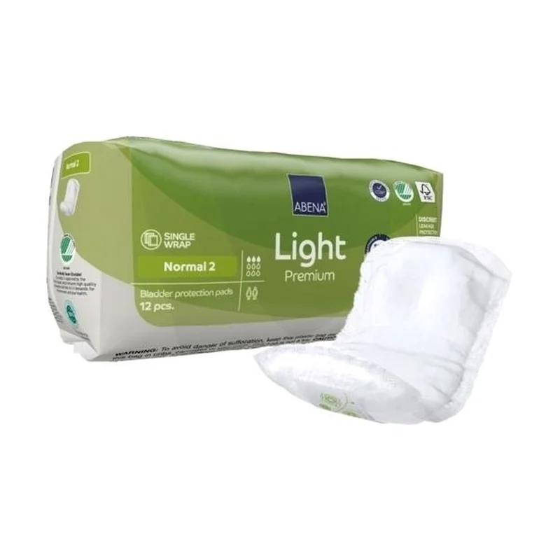 Abena Light Premium Normal 2 Inkontinenzeinlagen, 12 Stück