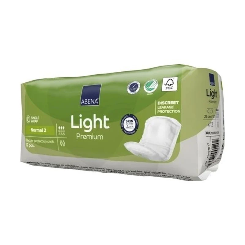 Abena Light Premium Normal 2 Inkontinenzeinlagen, 12 Stück