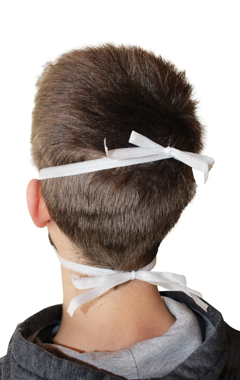 Medi-Inn Mundschutz Typ IIR 3-lagig 9 cm x 17,5 cm grün mit Nasenbügel zum Binden