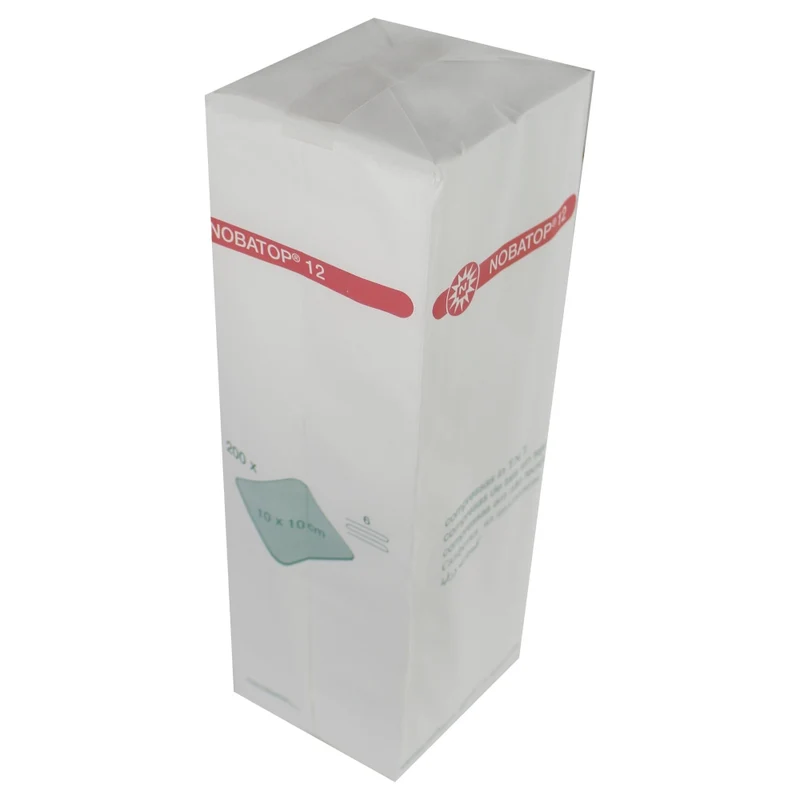 Noba Nobatop 12 Vliesstoffkompressen, 6-fach, 200er Pack