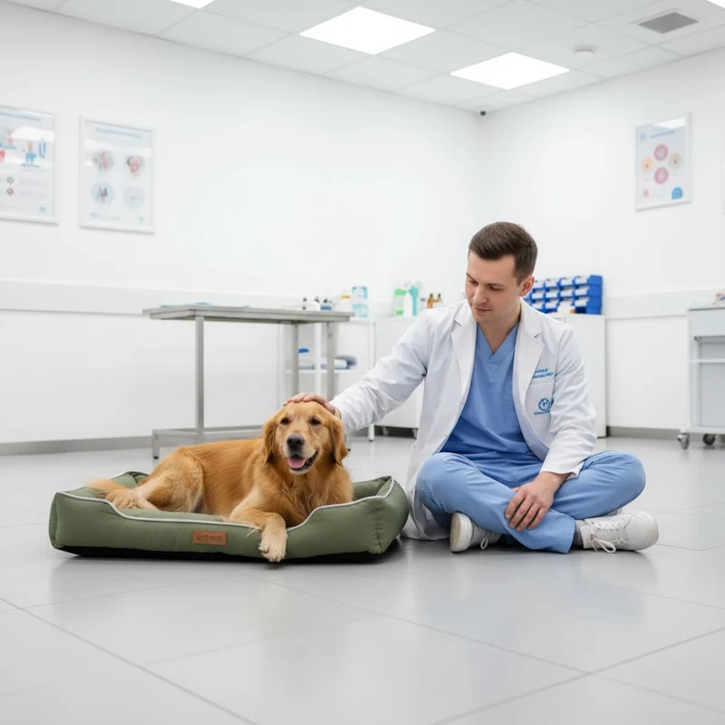 PetLounge | Haustierbett – Ergonomisches Design für gesunden Schlaf