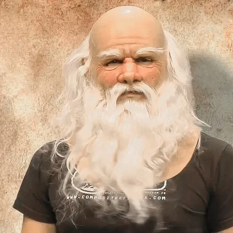 FestiveFace | Weihnachtsmannmaske – Realistische Verkleidung