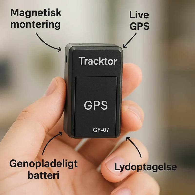 Tracktor | Mini GPS-Tracker mit Ton, Magnet & Live-Tracking