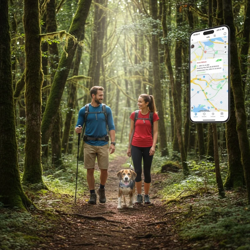 PawGuardian | Wasserdichtes GPS-Halsband für Hunde & Katzen