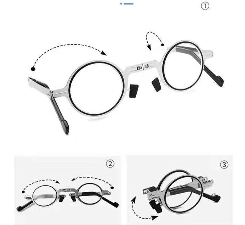 Eyez – Faltbare Lesebrille mit Blaulichtfilter & Kompaktetui