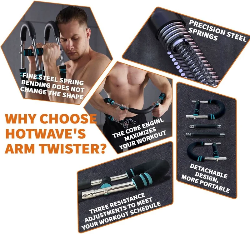 Twisterflex – Verstellbarer Trainingsstab für gezieltes Muskeltraining von Armen & Brust