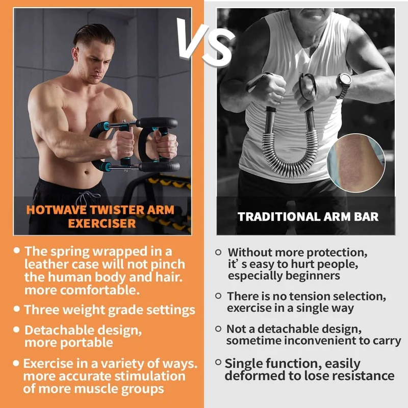 Twisterflex – Verstellbarer Trainingsstab für gezieltes Muskeltraining von Armen & Brust