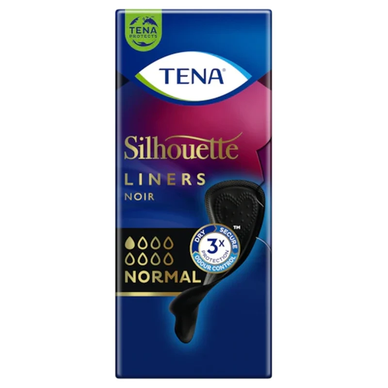 TENA Silhouette Normal Noir diskrete Slipeinlagen, 26 Stück