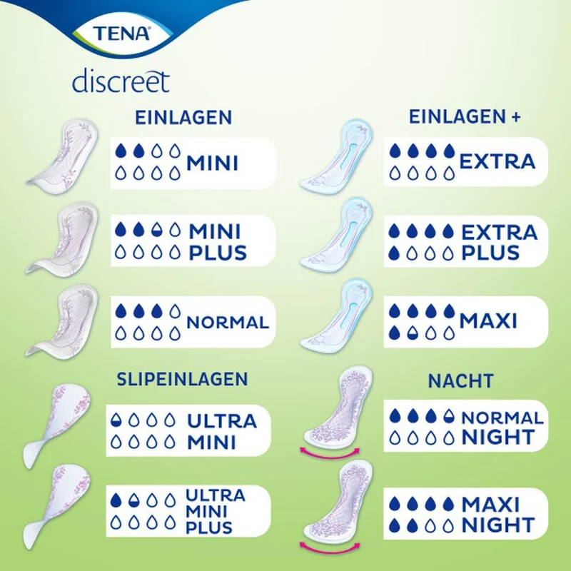 TENA Lady Discreet Normal Inkontinenzeinlagen, 24 Stück