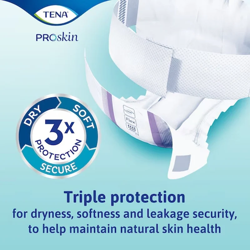 TENA ProSkin Flex Maxi Inkontinenzvorlage mit Hüftbund L, 22 Stück