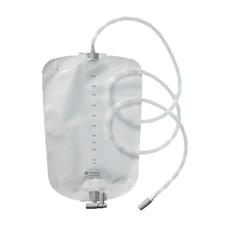 Conveen Security Plus Bettbeutel, 2000 ml, 140 cm, unsteril, 21346 (10 Stück)