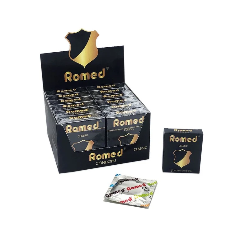 Romed Kondome Classic, mit Reservoir, Latex, 3er Pack