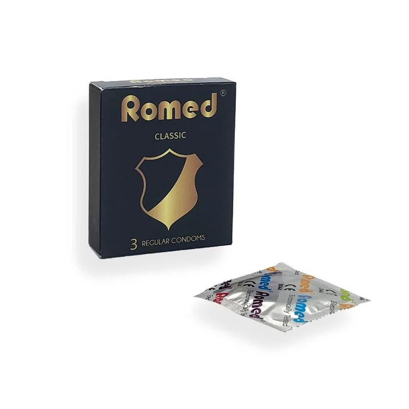 Romed Kondome Classic, mit Reservoir, Latex, 3er Pack