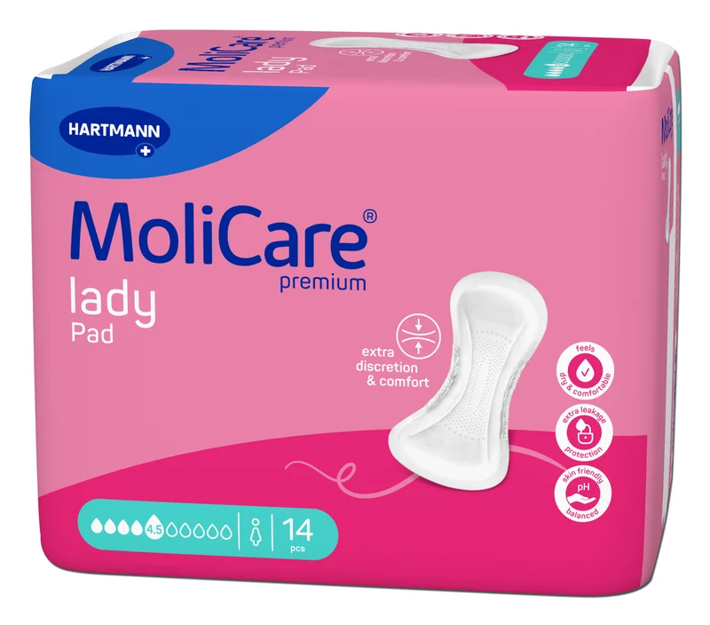 MoliCare Premium Lady Pad, 4,5 Tropfen, 40 x 16 cm