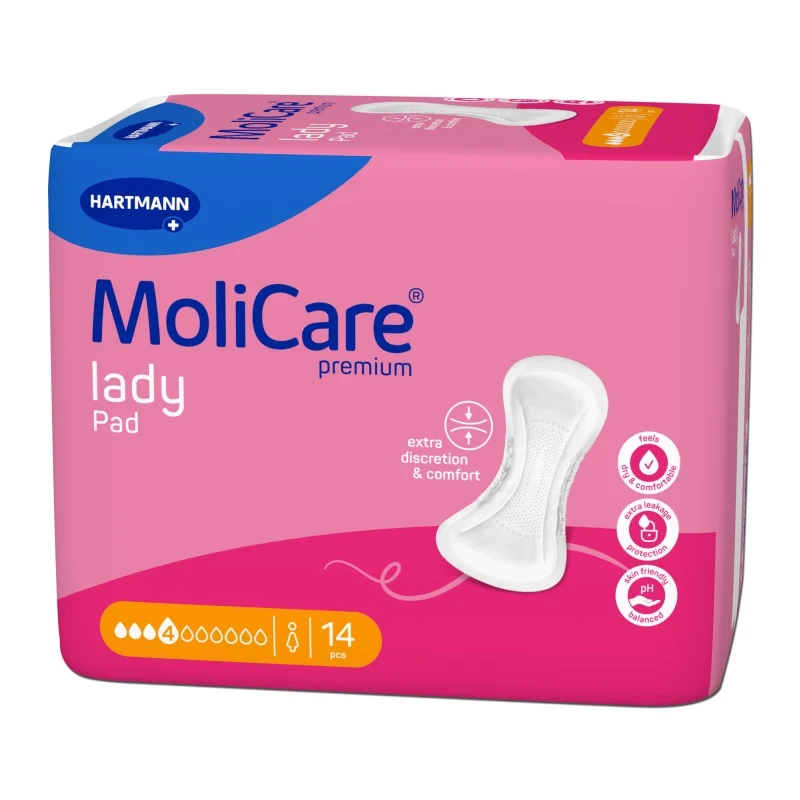 MoliCare Premium Lady Pad, 4 Tropfen, 43 x 16 cm