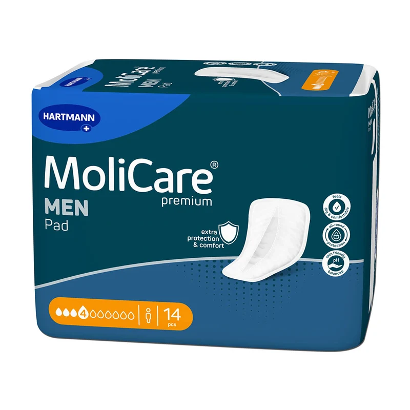 MoliCare Premium Men Pad, 4 Tropfen, 34 x 18 cm