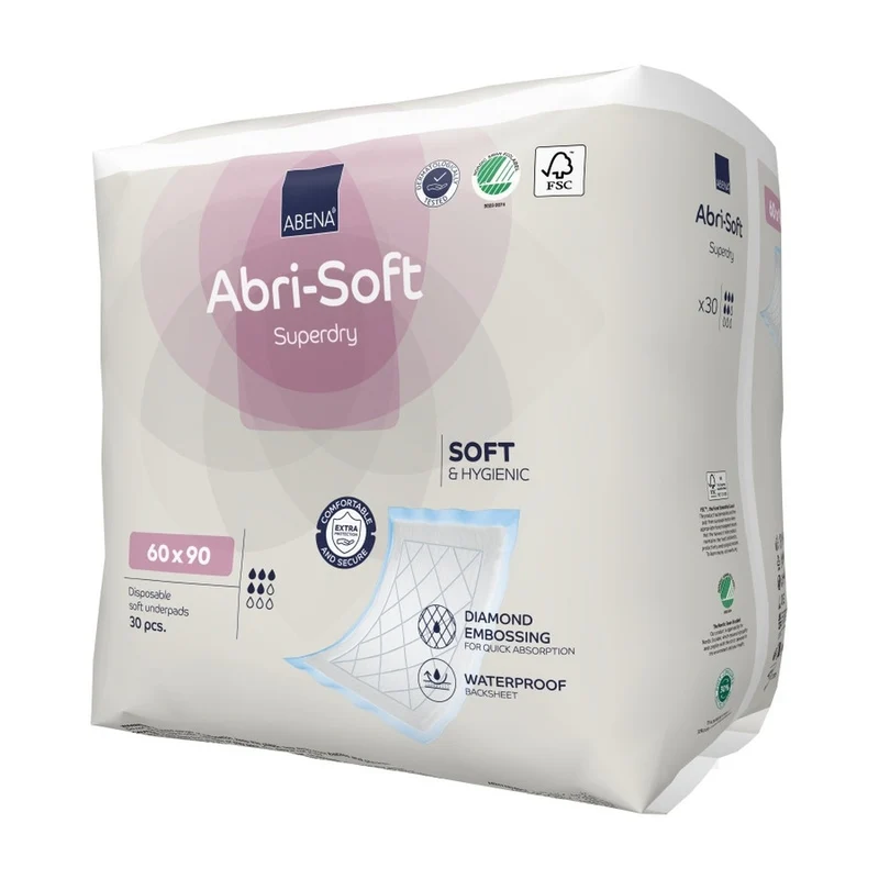 Abena Abri Soft Superdry Krankenunterlagen 60 x 90 cm, 30er Pack