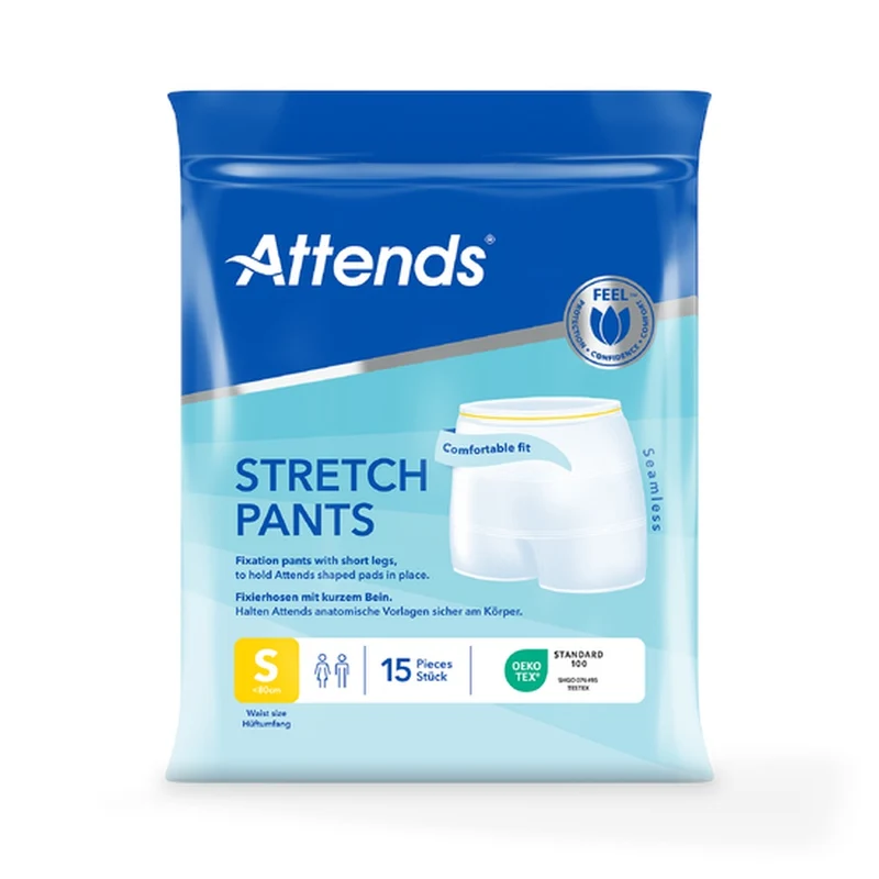 Attends Stretch Pants Fixierhosen Gr. S, 15 Stück