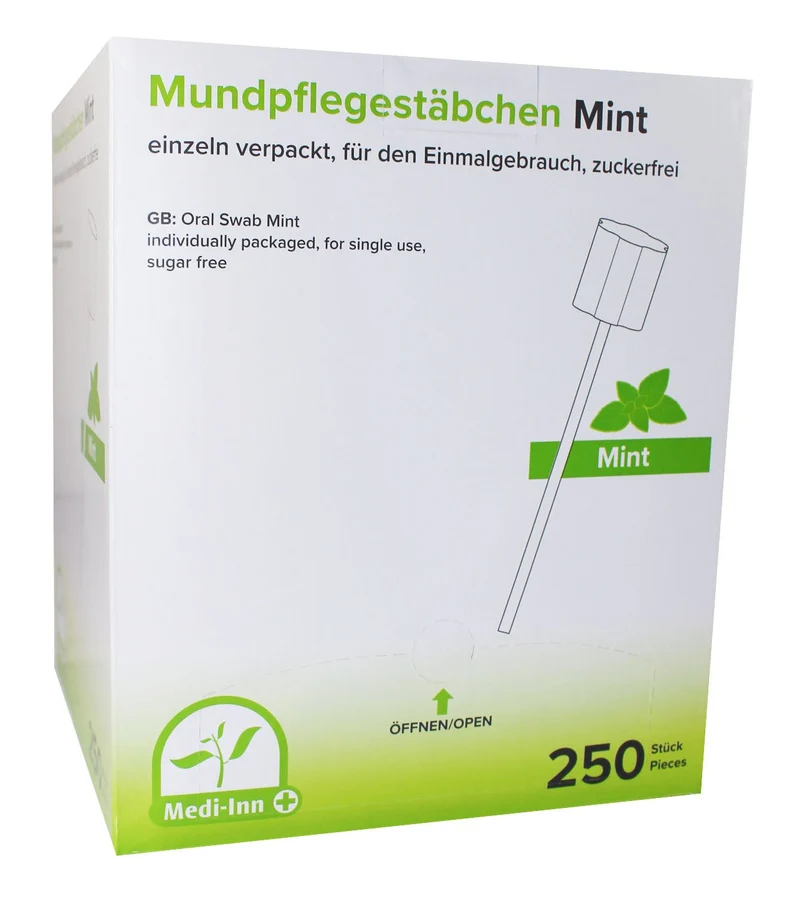 Medi-Inn Mundpflegestäbchen zuckerfrei zur Mundpflege