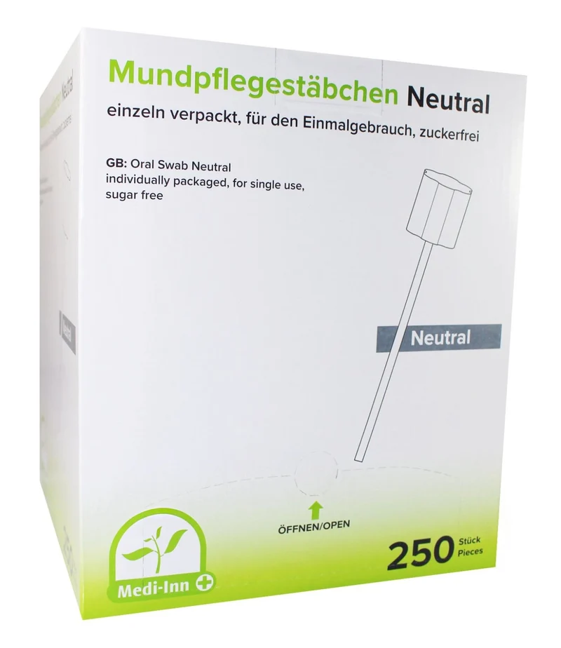 Medi-Inn Mundpflegestäbchen zuckerfrei zur Mundpflege