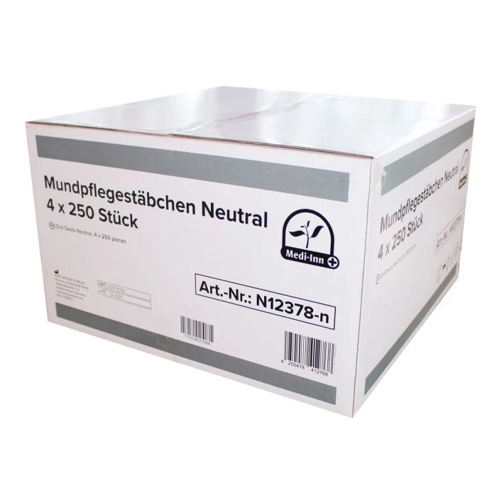 Medi-Inn Mundpflegestäbchen zuckerfrei zur Mundpflege